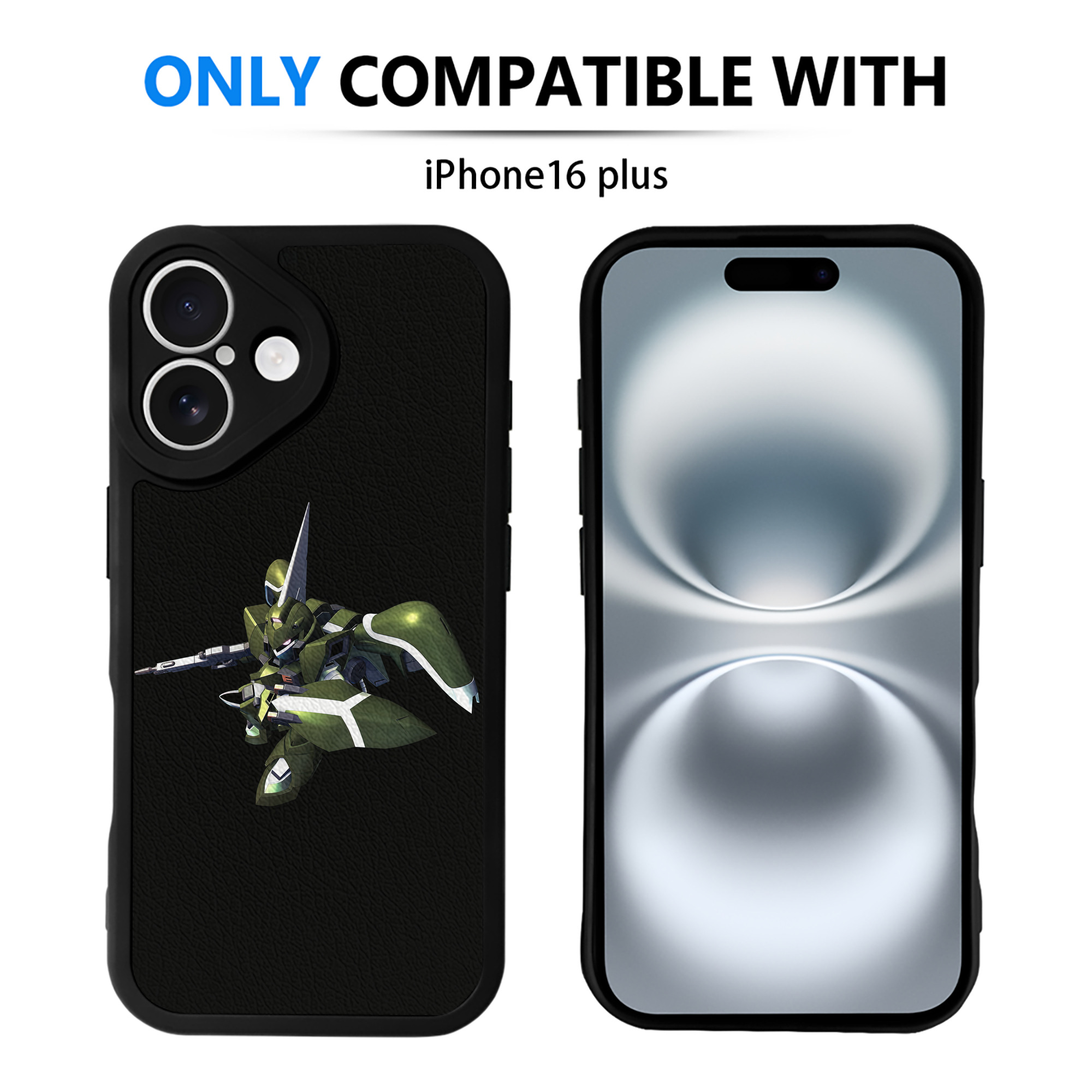 （画像用） 機動戦士ガンダム Mobile Suit Gundam 【iPhone 16シリーズ対応】シリコンスマホケース（レザー調） 材質：シリコン